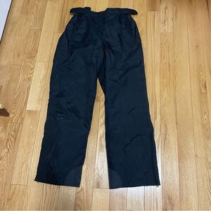 HEAD Womens Ski Pant Size M Inseam 29" Velcro Waist 24" Elastic Zip Leg Lined